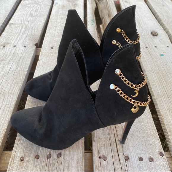 BCBGeneration Lexi Suede Charm Stiletto Booties - Picture 2 of 11